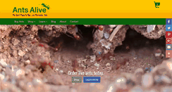 Desktop Screenshot of antsalive.com